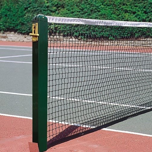 Aluminium 80mm Square Tennis Posts c/w sockets