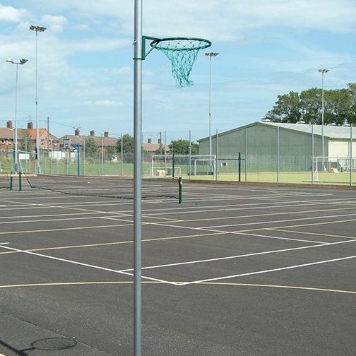 NB3 Socketed Netball Posts