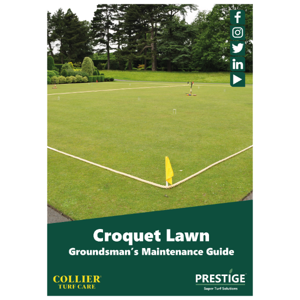 Croquet Lawn Groundsman's Maintenance Guide