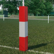 Three Colour Club Rugby Post Protectors