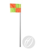 White Pro Flex 50mm Pole with Flag, Socket & Lid 