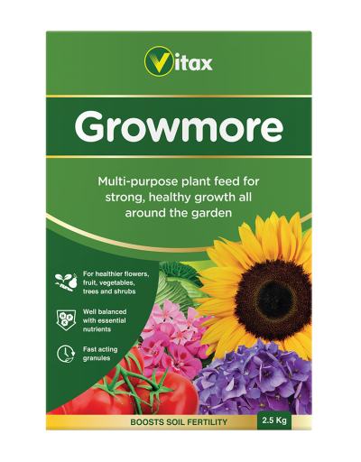 Vitax Growmore - General Purpose Fertiliser 2.5kg