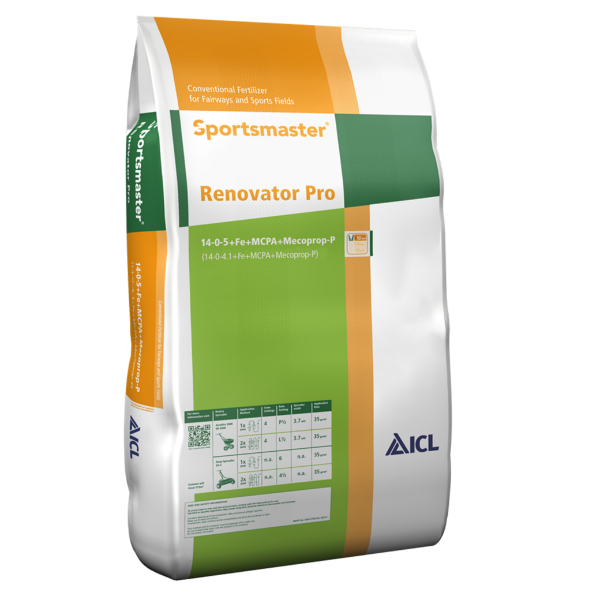 Sportsmaster Renovator Pro Weed, Feed and Moss Killer 14:0:5 -  25kg