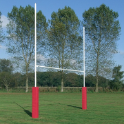 6m Socketed No.3 Steel Rugby Posts