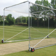 Premier Portable Galvanised Steel Cricket Cage, 6 Wheels + Netting