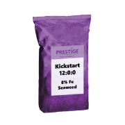Prestige Fine Turf Kickstart 12-0-0 + 8% FE + Seaweed