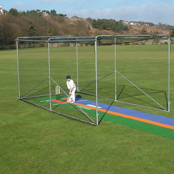 Premier Portable Galvanised Steel Cricket Cage c/w Netting
