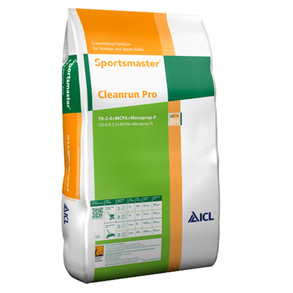 Sportsmaster Cleanrun Pro Weed and Feed Fertiliser 14:0:5 - 25 kg